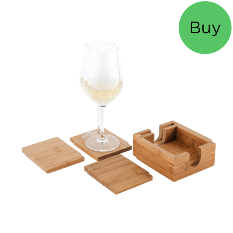 Carnkie Set of 4 Bamboo coasters Product Code GP93967