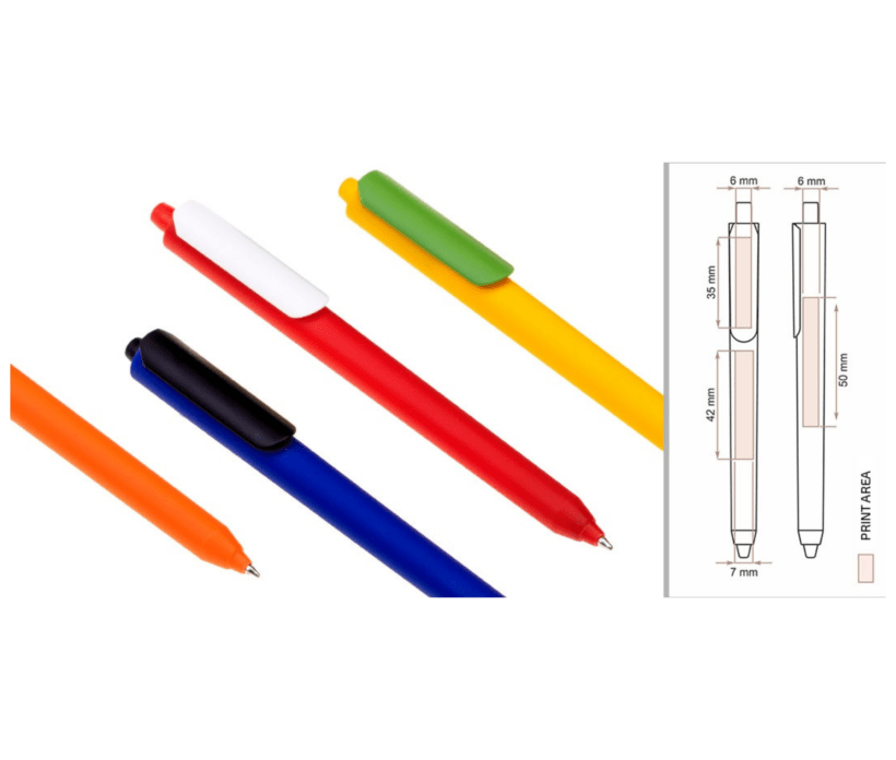 Brae push mechanism bio-plastic pens GPST8801