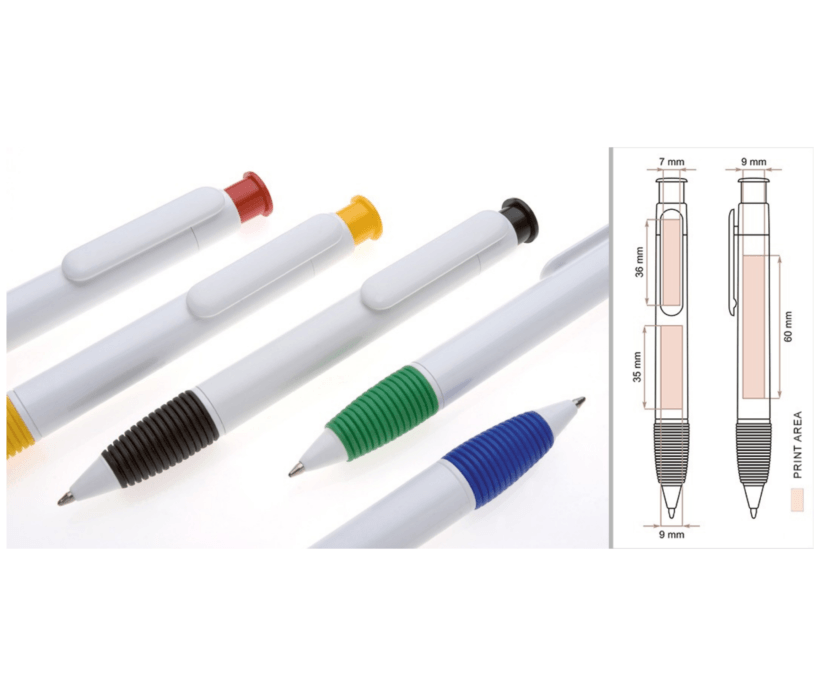 Casek push mechanism bio-plastic ball pens GPST601