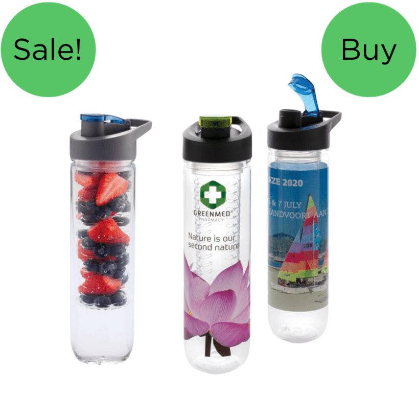Goron 800ml bottles with fruit infuser compartment GP436.055
