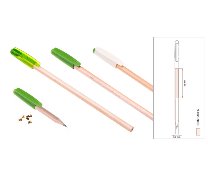 Simik pencils with bio erasers GPST6014