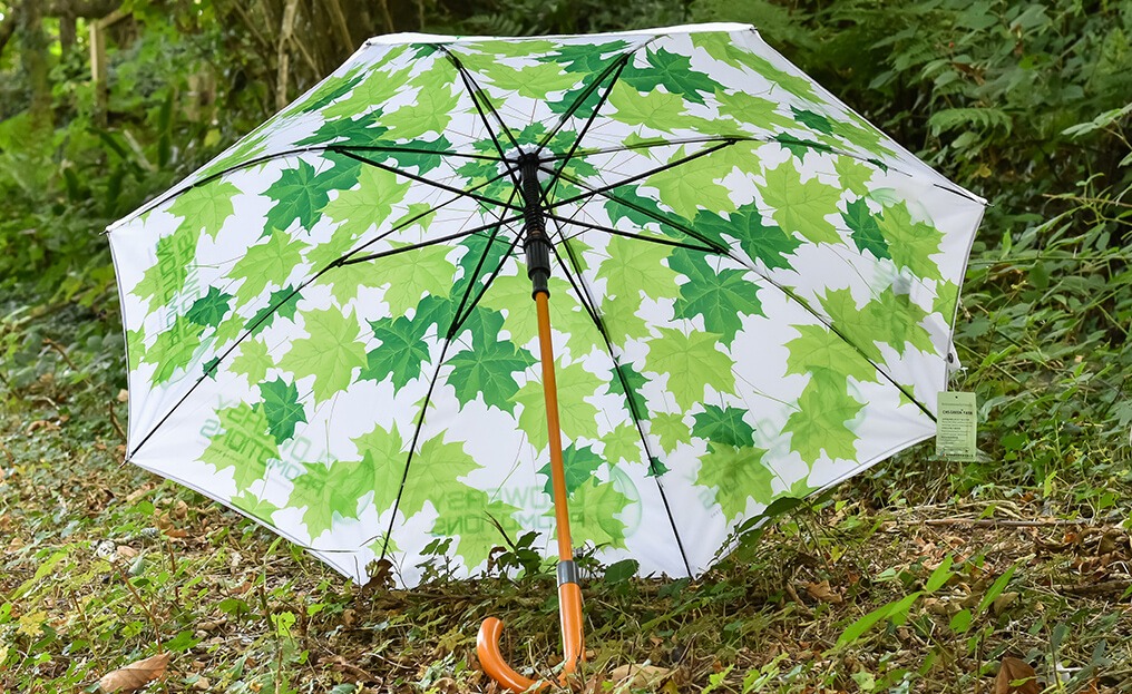 Fully recycled umbrellas