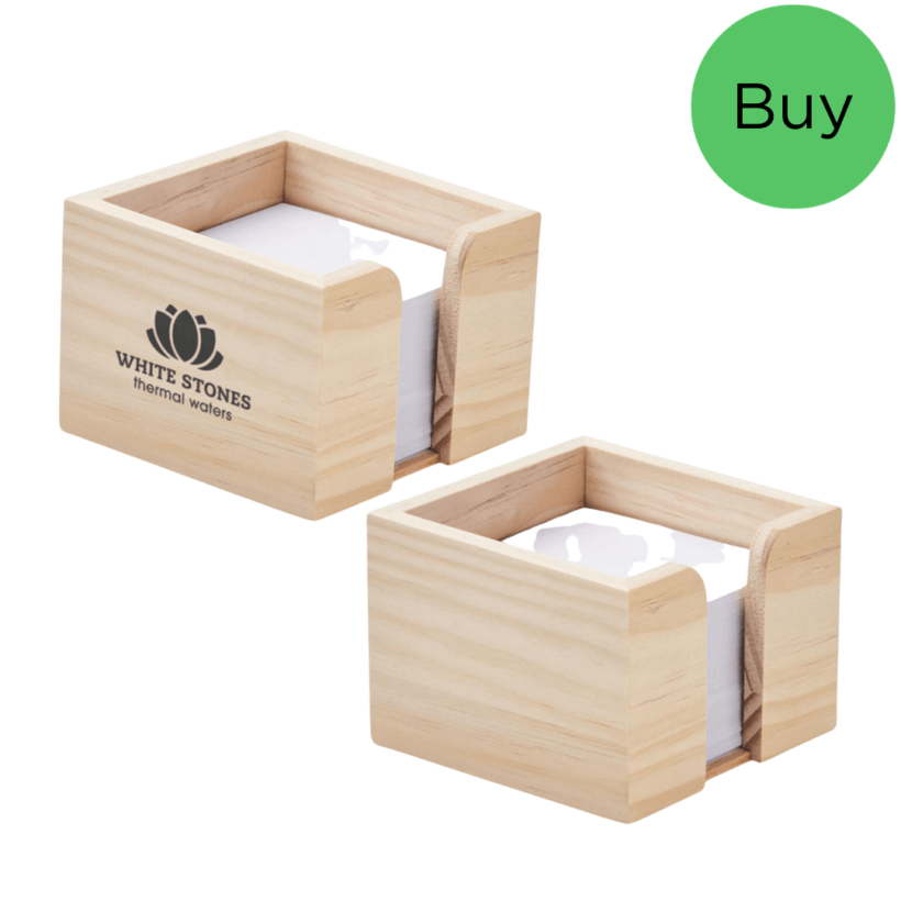 Alfington Sequoia Bamboo Memo Cube Product Code GPMO6482-40