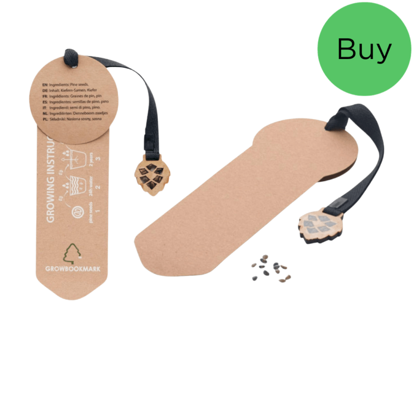 Alverdiscott Bookmark with Pine Tree Seeds Product Code GPMO6226-13
