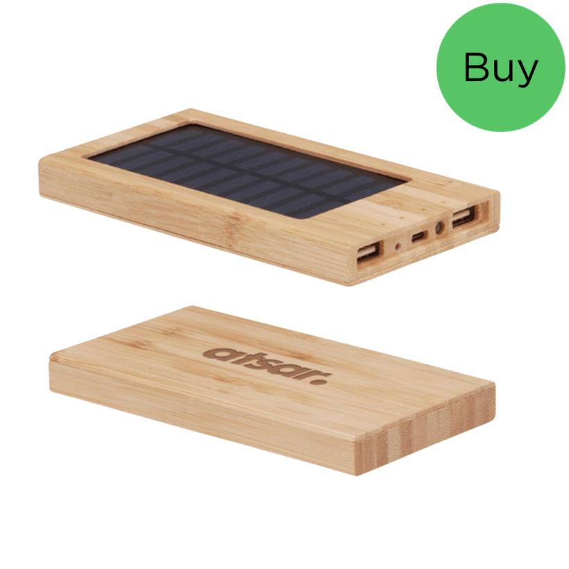 Beaford 4000 mAh Bamboo Power Banks Code GPMO6509-40