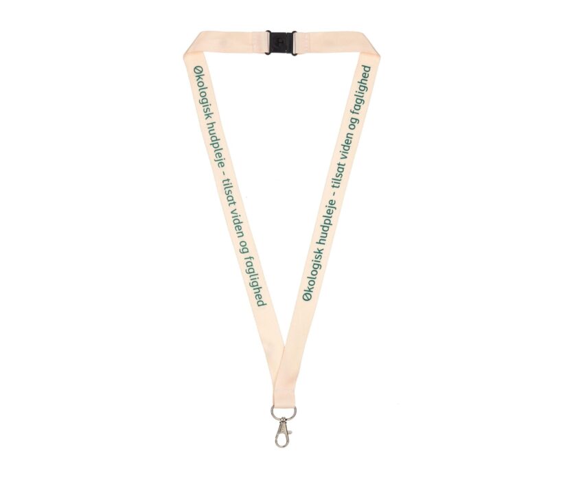 Gloweasy Green & Eco Plant Fibre Deluxe Lanyard 20mm – Sustainable