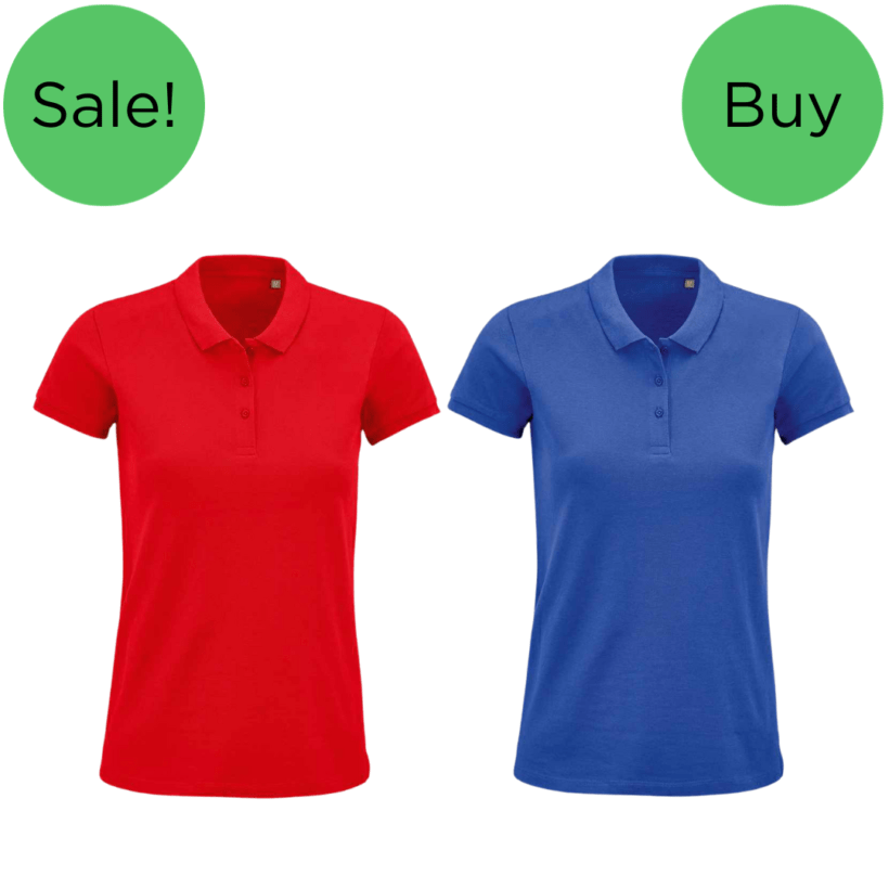 SOL’S Ladies Planet Organic Pique Polo Shirts GP03575