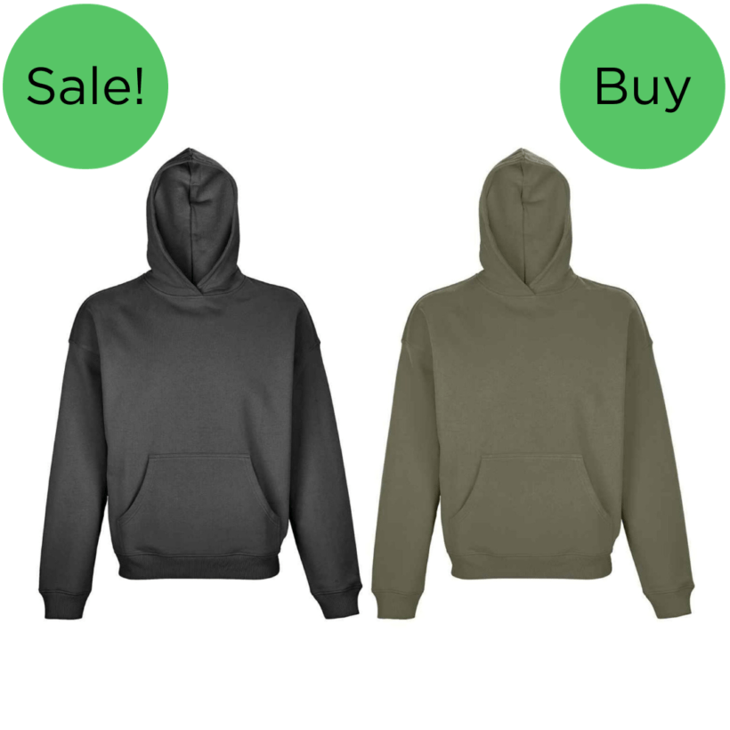 SOL’S Unisex Connor Oversized Organic Hoodies GP03813