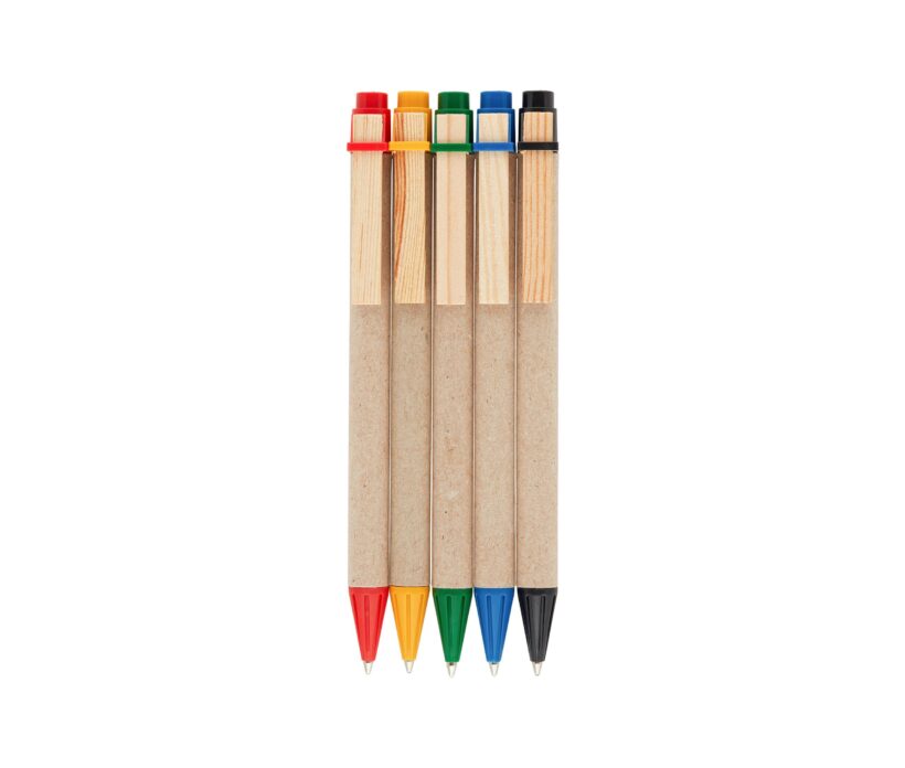 Gloweasy Green & Eco Storia Pens – Recycled Card with Flat Clip
